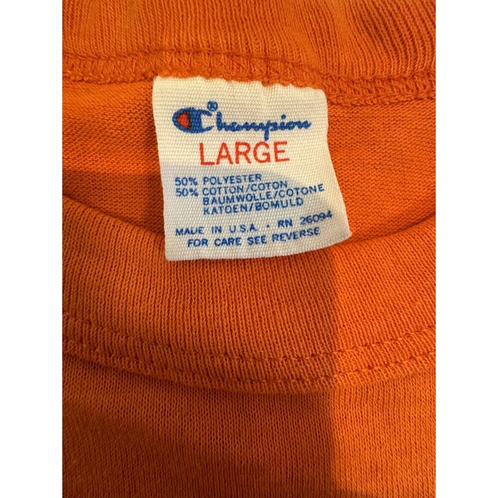 Vintage CHAMPION Denver Broncos Men’s T-Shirt L Made In USA NFL Single Stitch - Picture 7 of 7
